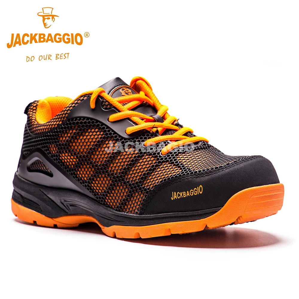 Blue Orange Green Color Popular Athletic Footwear Industrial Functional Sneaker Safety Shoes Work Boots For Men