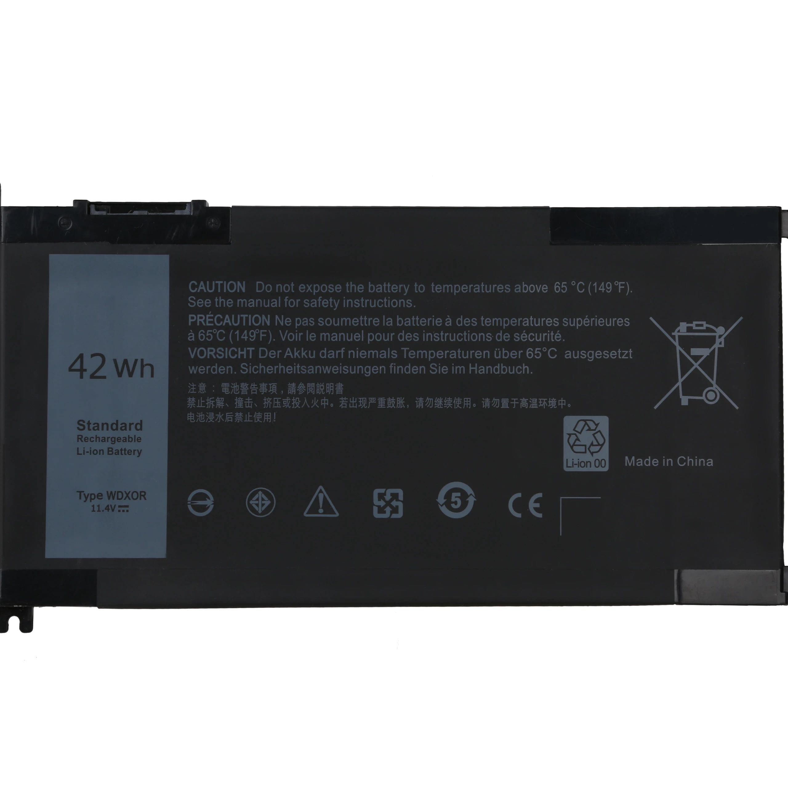 WDX0R Laptop Battery for Dell Inspiron 13 7378 5000 5378 Series digital batteries