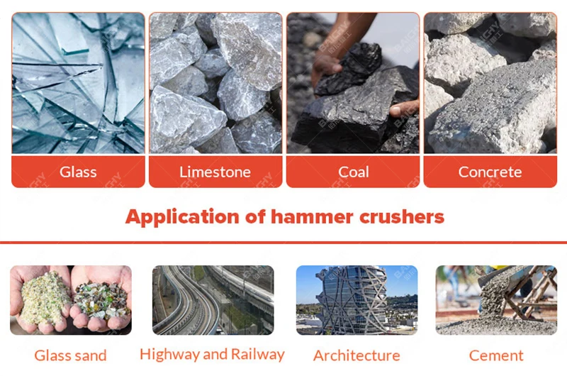 Mining 5-20Tph Small Hammer Crusher Machine Portable Hammer Mill Crusher Price Soil Concrete Stone Hammer Crusher For Sale