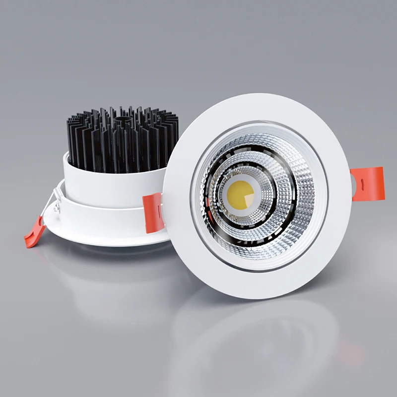 5W 7W 10W 15W 24W 30W белый круглый Smd Cob Диммируемый IP20 светодиодный потолочный светильник встраиваемый корпус