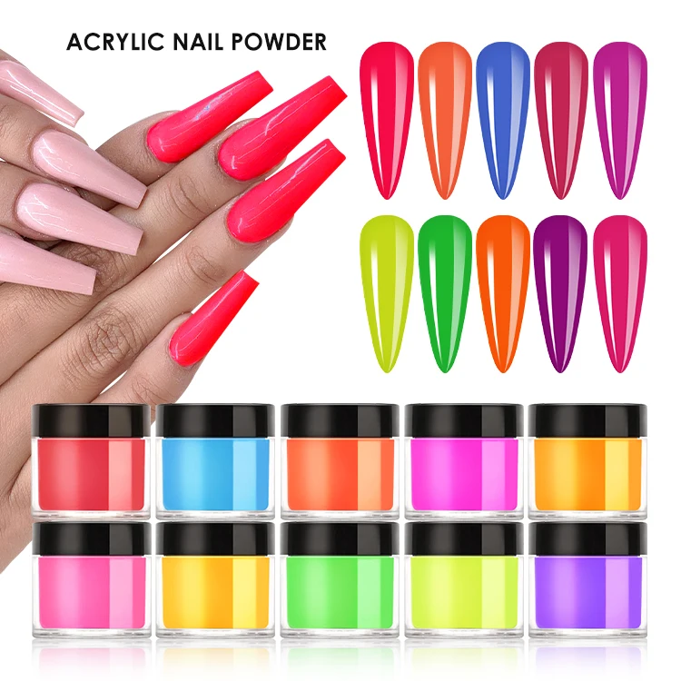 Caixuan wholesale high quality bulk kg clear colors resin nail acrylic powder for nails