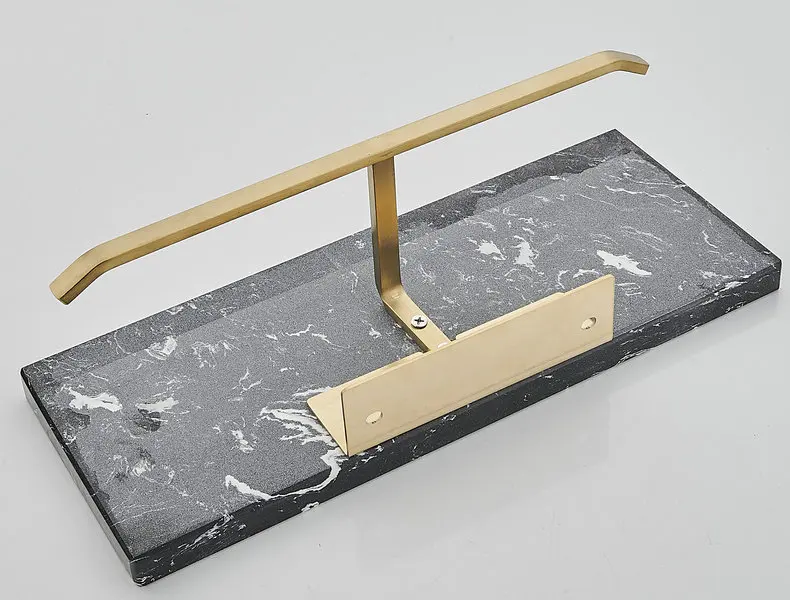 2022 New arrival toilet paper holder with phone shelf marble tissue paper holder marble