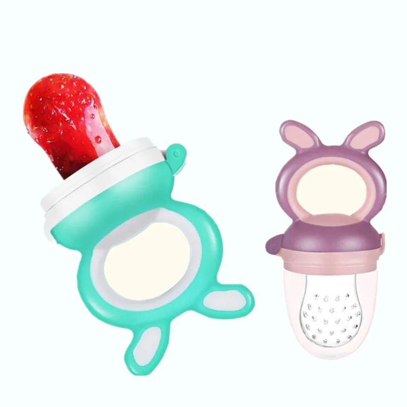 vegetable feeder wholesale chewing fruit bag food graded toddle silicone feeding teether pacifier feeder