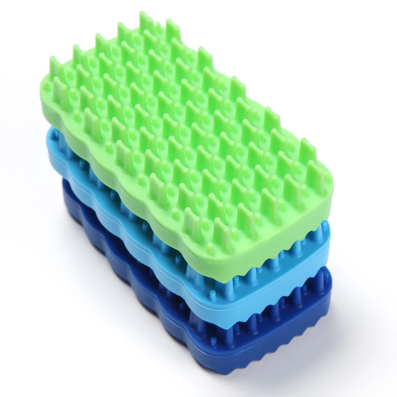 Pet Silicone Cat Grooming Shower Tool Hair Removal Comb Dog Massage Brush Bath Pet Brush dog pet grooming