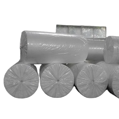 Cotton Soft Hot Air Hydrophobic Non Woven Fabric Roll Raw Material For Baby Diaper Sanitary Pads
