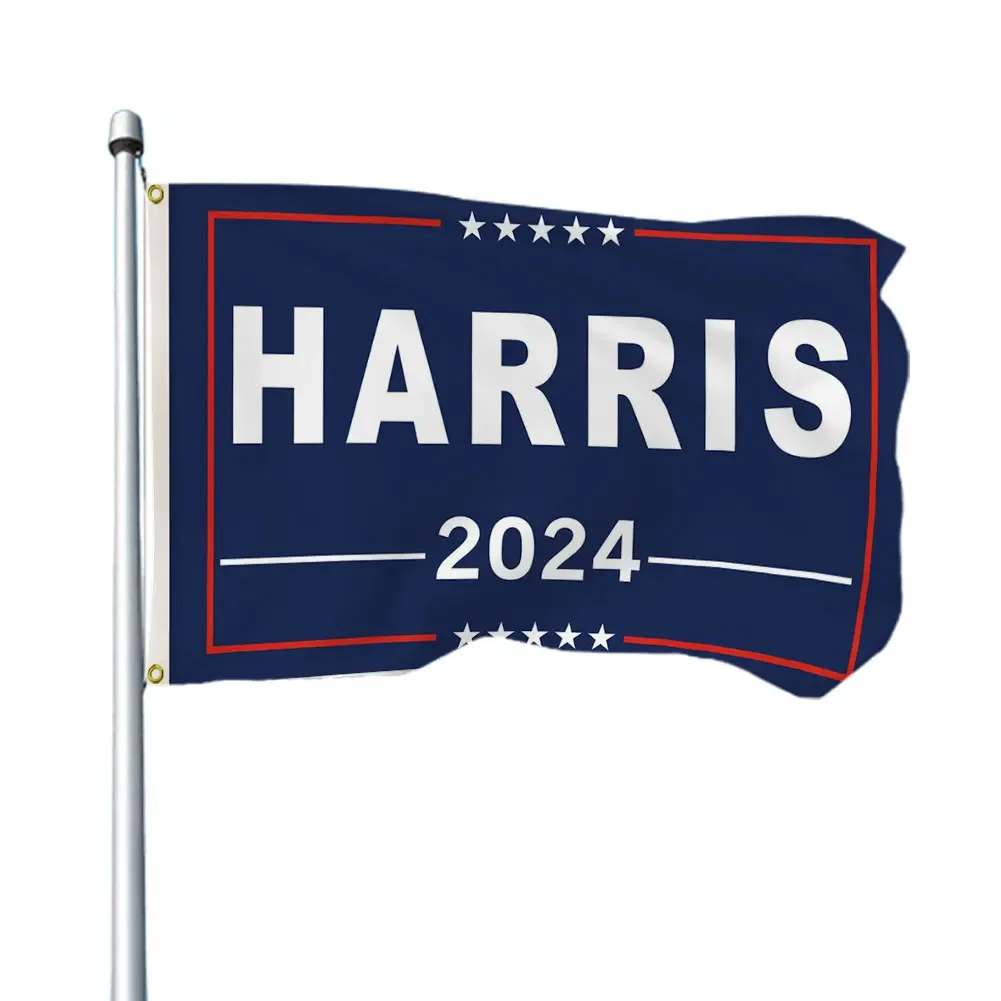 Flagnshow 2024 American Presidential Election flag 3x5ft for the people Save democracy custom kamala harris flag