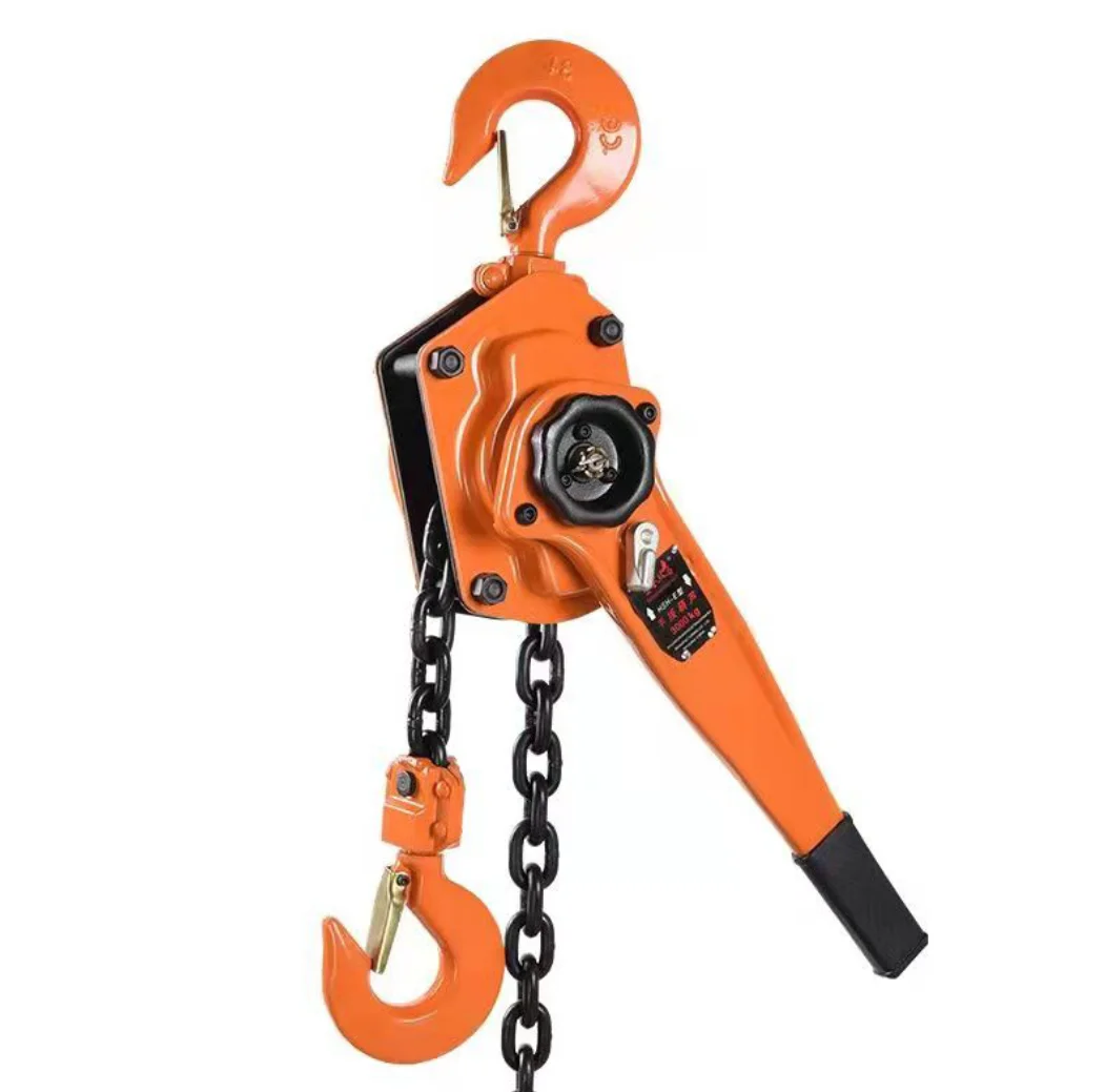 VA 0.75 ton Ratchet Chain Pulley 1.5 ton Ratchet Puller Machinery Lifting Lever Block Hand Chain Hoist