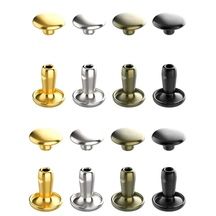 
Custom Different Size 6 mm 8 mm 10 mm 12 mm 15 mm 20 mm Long Double Head Rivet Logo 