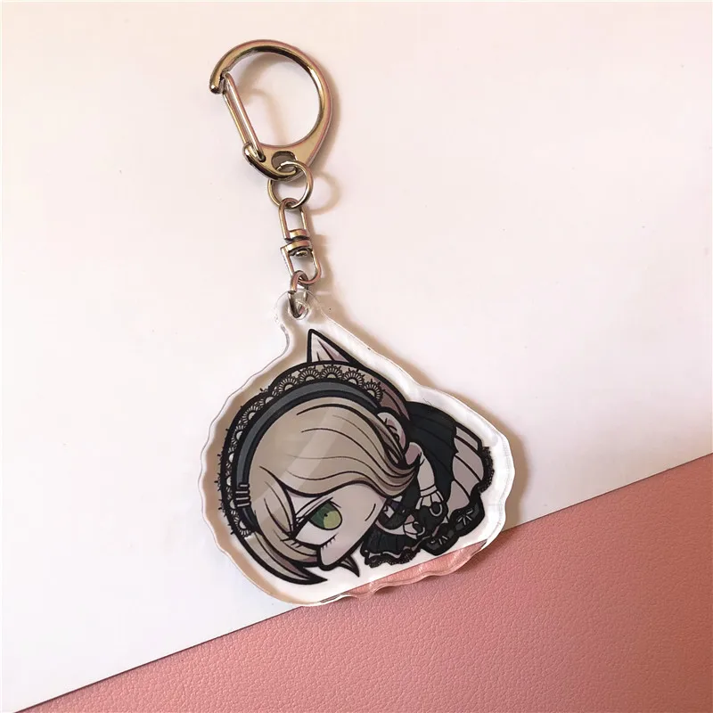 Factory Sale Various Two-sided Printed Clear Acrylic Keychain Charms