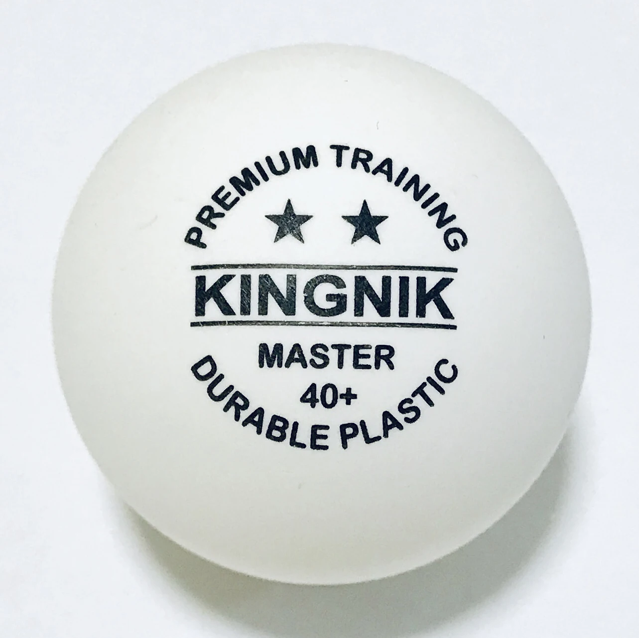 
KINGNIK 2star Master Plastic 40+ white premium training table tennis ball (100 balls per bag) 