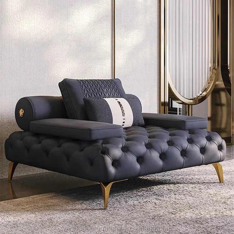 Wholesale Manufacturer European Home Living Room Furniture Light Luxury Sofa Set Couch Sectional Sofa living room sofa