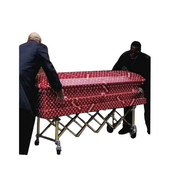 THR-CTJ03 Different Color Stainless Steel Funeral Products Church Truck Coffin Trolley