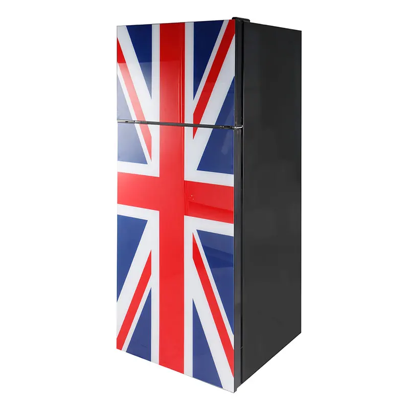 BCD-210 Beverage Meat Fruit Fresh Factory Wholesale Large 2 Doors Refrigerator 24v Freezer