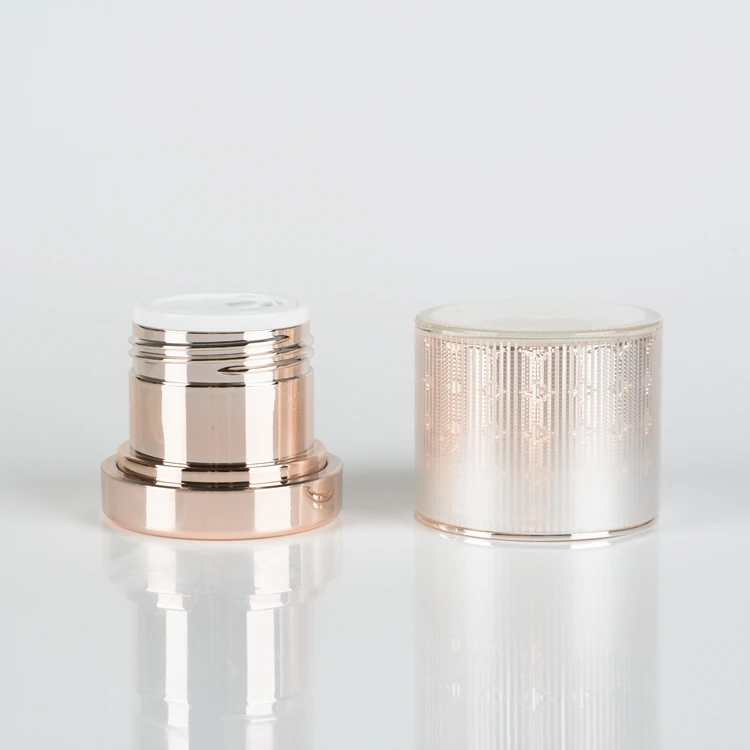 
Chinese cosmetic packaging acrylic 200ml airless bottle 50ml plastic jars 