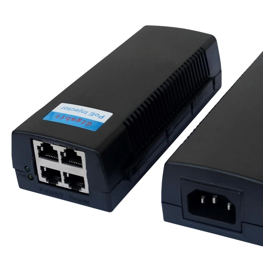 10/100Mbps standard 802.3af 24W passive POE injector