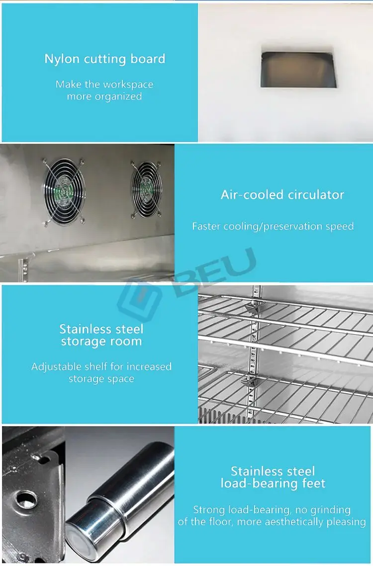 5ft Lift Glass Door Lid Salad Sandwich Pizza Fast Food Showcase Display Refrigeration Equipment