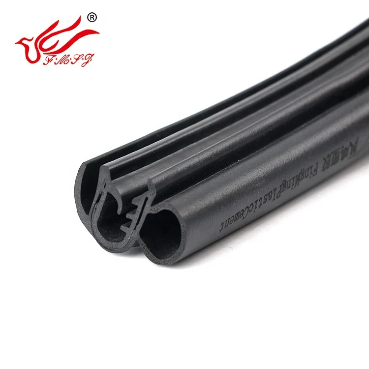 Car Door Rubber Seal Strip with Side Bulb EPDM Automotive Rubber Weather Striping for Cars, Boats, Trucks, RVs