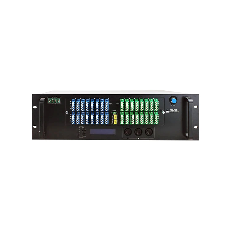 Catvscope 1550NM 64 Ports Optical Fiber Amplifier EDFA EYDFA Gpon System with WDM For CATV Soulution