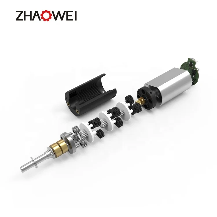 12V 24V 20 мм микро шаговый мотор-редуктор с датчиком 4nm для