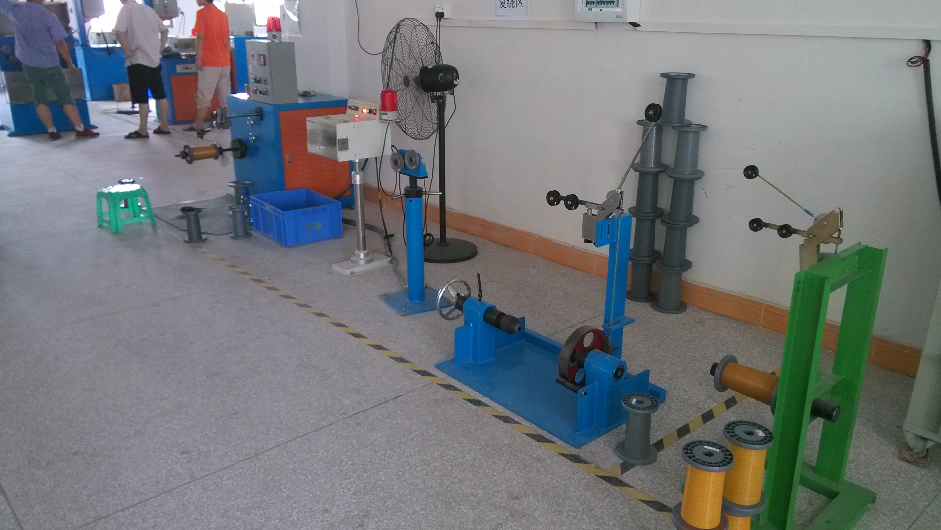 
Electronic heatset wire cable extrusion line 