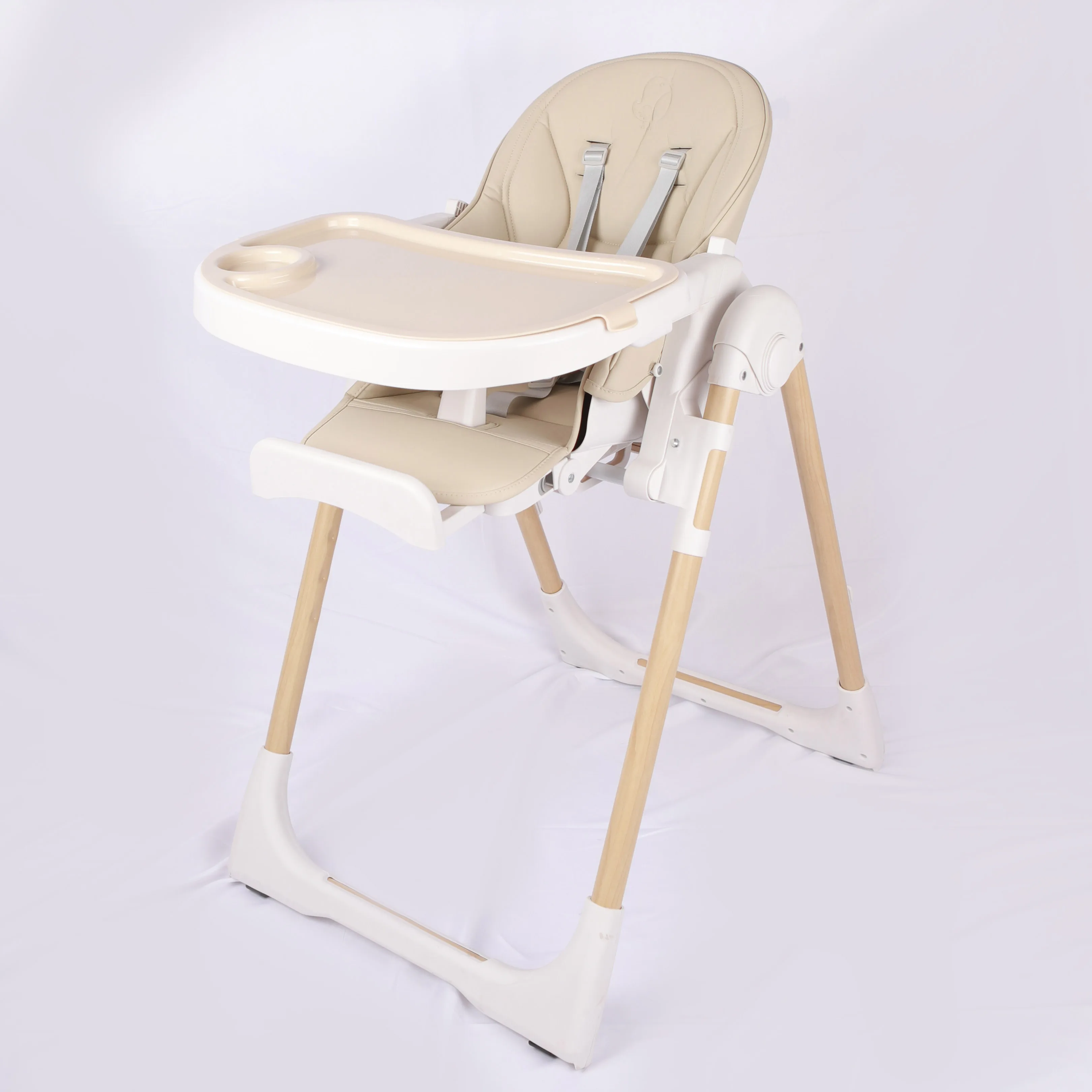 New Arrival Latest Design Baby Furniture High Chair Wood Grain Dining Chair