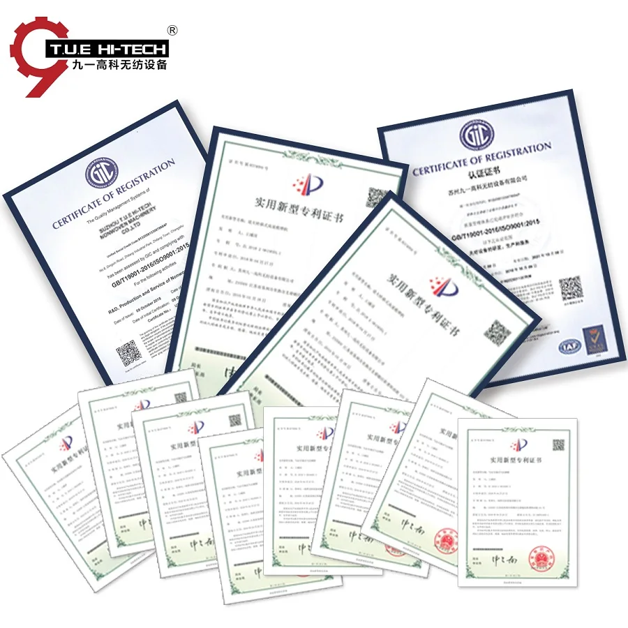 Suzhou TUE nonwoven machine airlay machine for waste felt production line