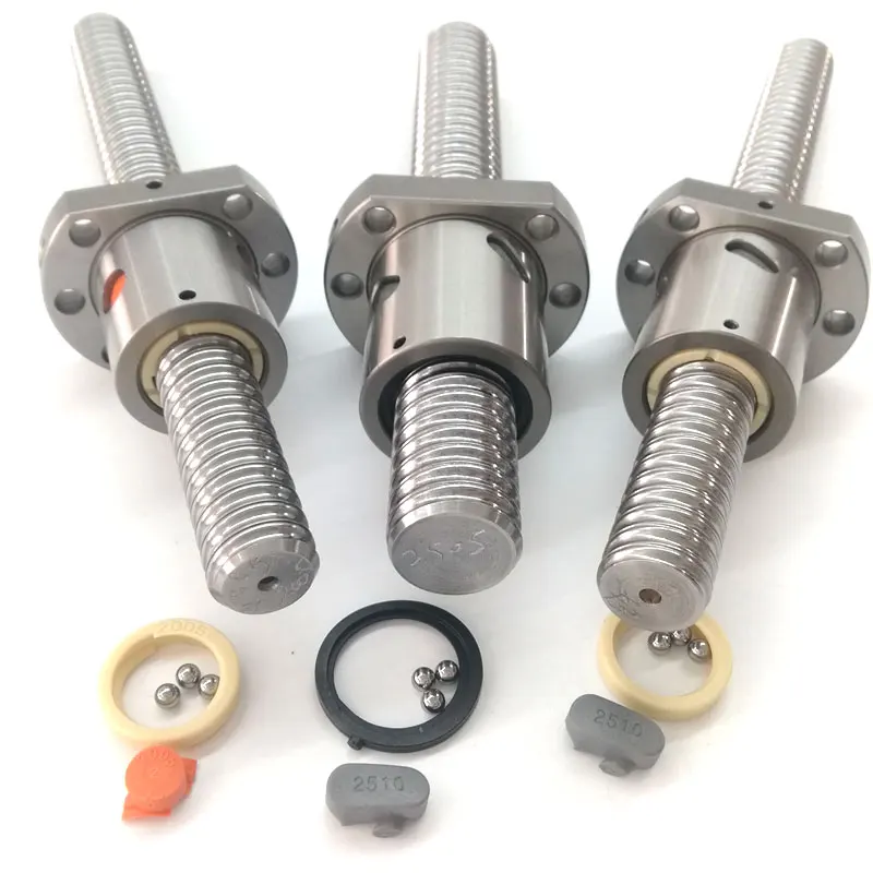 customized SFU high-speed bearing steel ball screws for cnc machine parts ball screws manufacturers