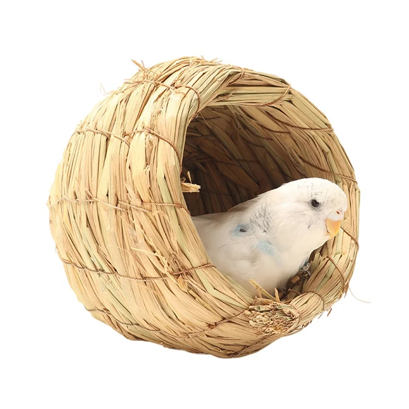 Natural Non-Irritating Durable Not Easy Damage Spacious Comfortable Breathable Ventilated Pet Small Bird Nest