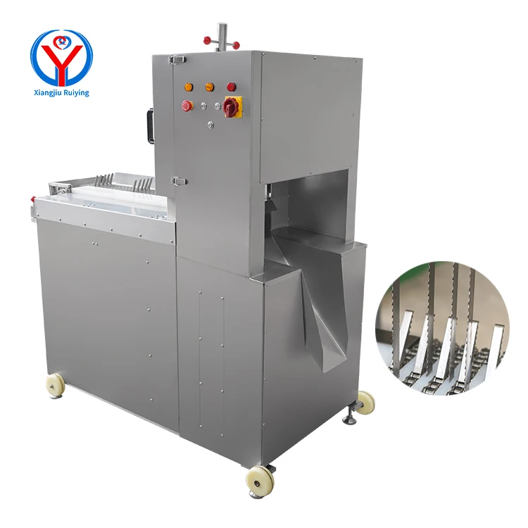 Bone Saw with 4pcs saw cutting machine Automatic Pig Feet Cutting Machine Chicken Beef Cutter Machine