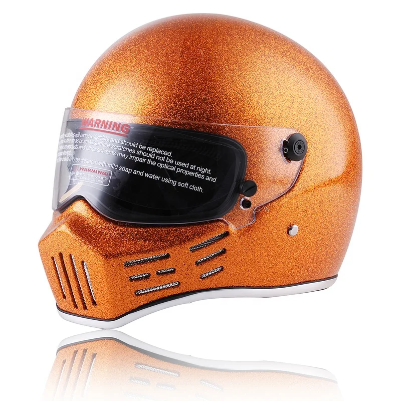 REALZION Motorcycle Helmet Pig Angle Personality Fashion Full Face Ricing Helmet For Universal