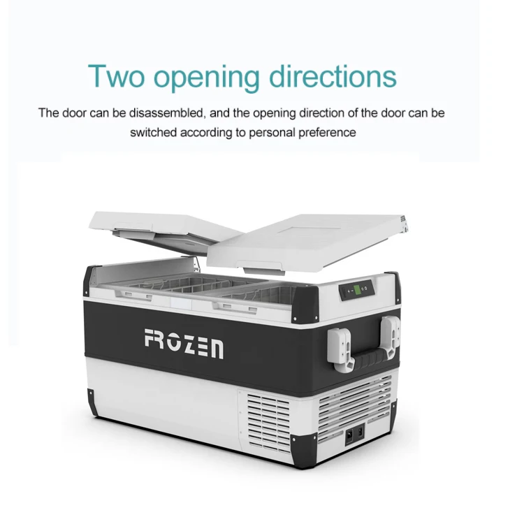Замороженный автомобильный холодильник 2022, 12 В, 75 литров, автоматическая морозильная камера с компрессором переменного тока, холодильник постоянного тока для фургона, кемпинга, RV 4X4 с CE/ICES/GS/CB
