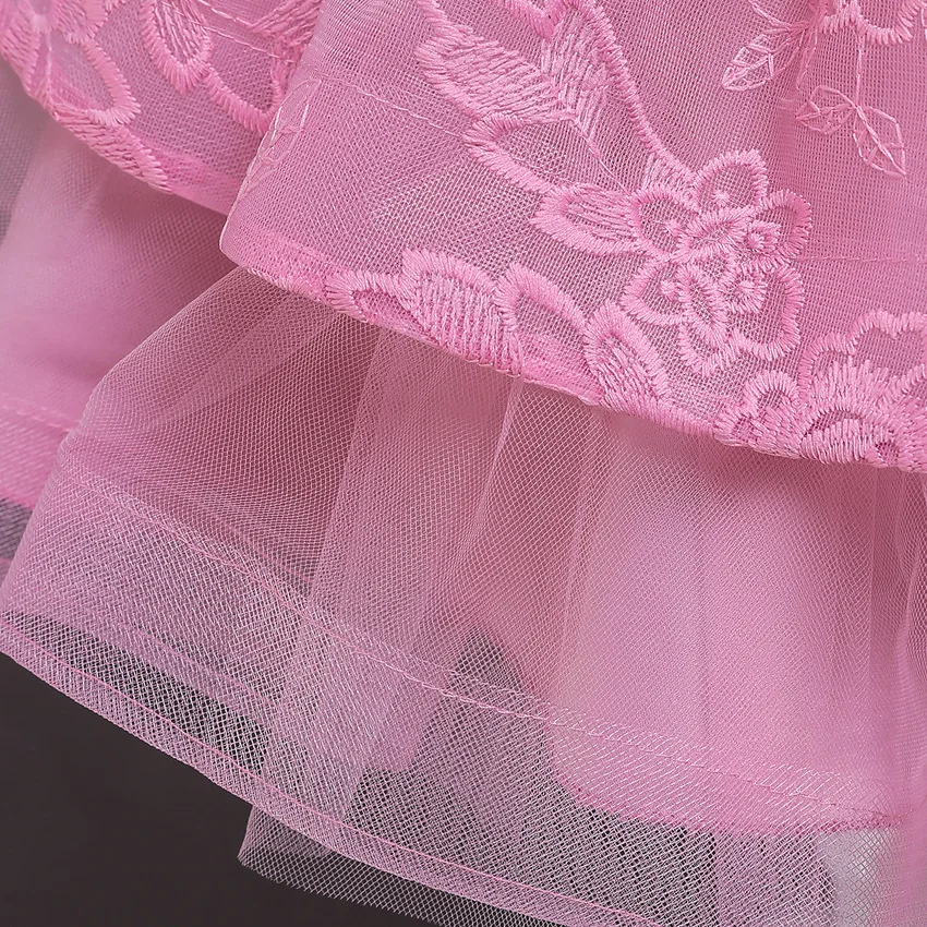 2158  Free Shipping Wholesale Kids Frock Children Wears High Quality Wedding Birthday Dresses For Girls