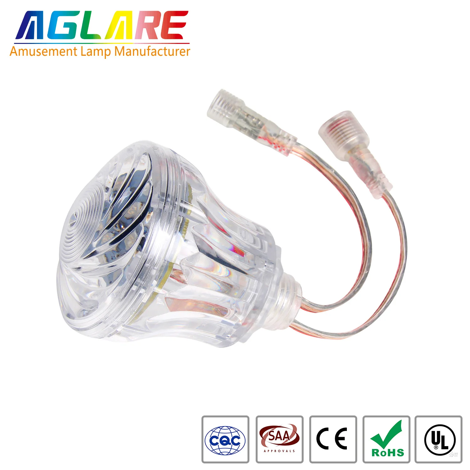 Aglare Hot sale amusement led lamp Pregrammable RGB led light