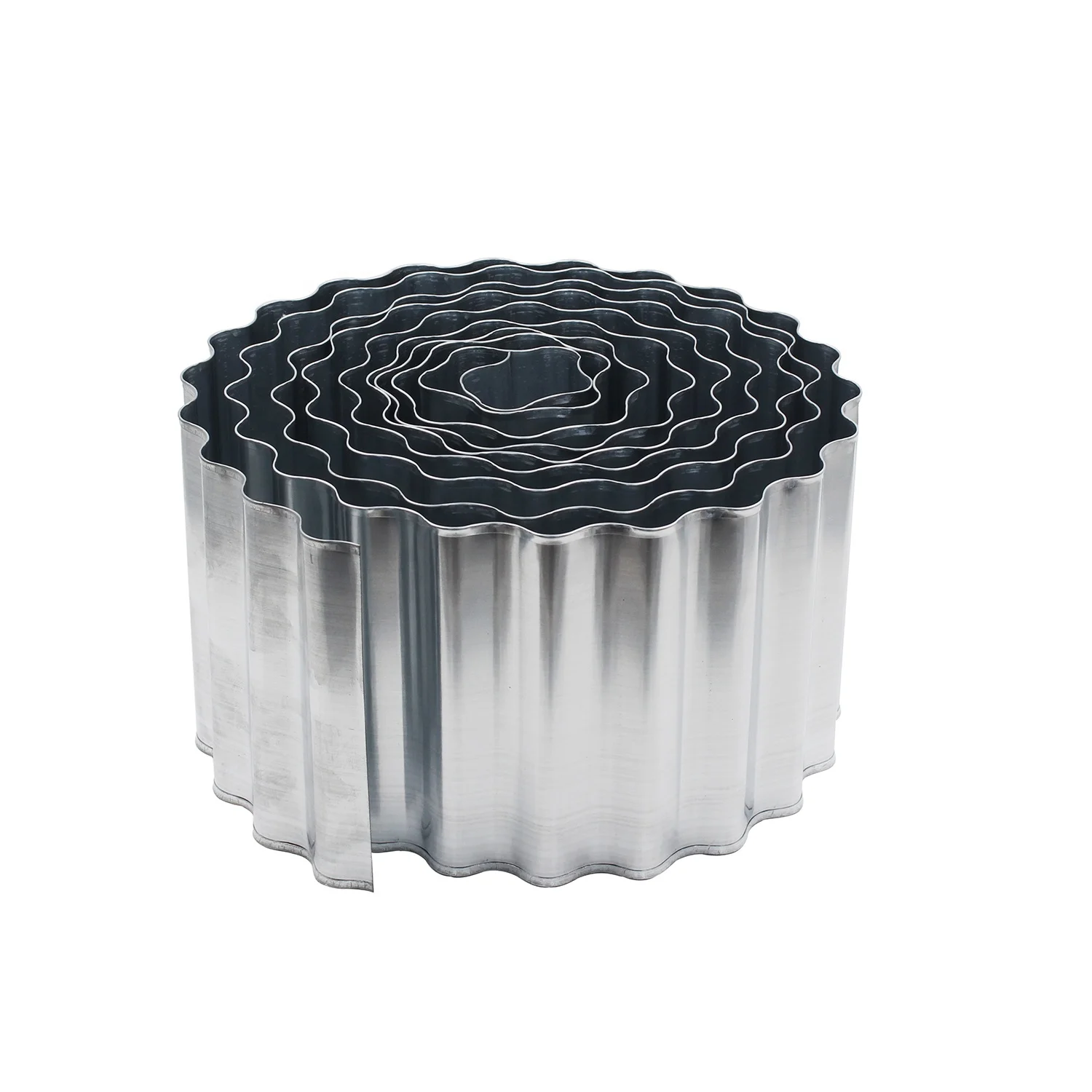  Окантовка ландшафта катушка Антикоррозийная прочная оцинкованная стальная окантовка сада газона