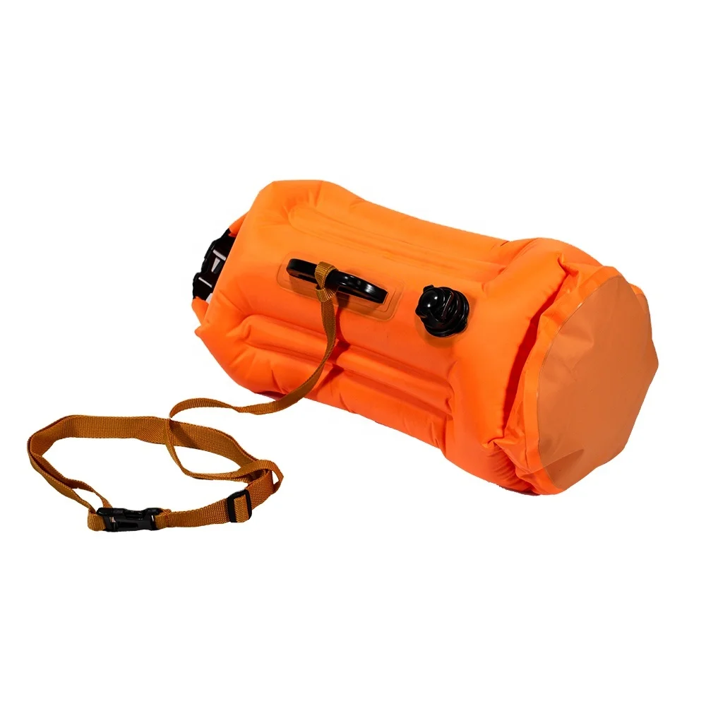 Inflatable Swimming Buoy Waterproof Swimming Dry Bag PVC Swimming Safety Buoys