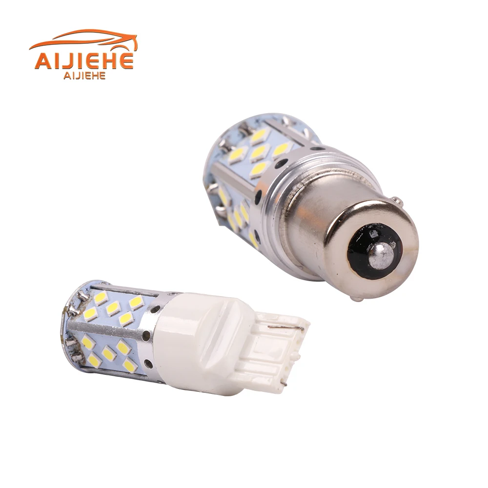 Factory direct sales car led turn signal bulb 3030 35SMD model light PY21w No Flash Error Free 1156 BAU15S  Canbus