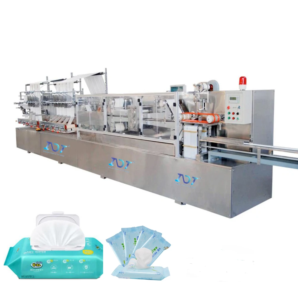 High Quality Full-Auto High Speed Disposable Medical Wet Wipes Making Machine