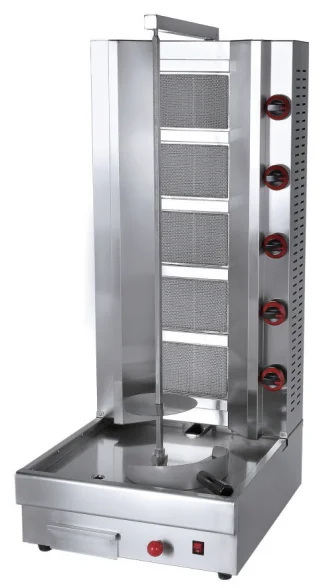 5 Burners Middle East Grill Gas Shawarma Gas Kebab Machine