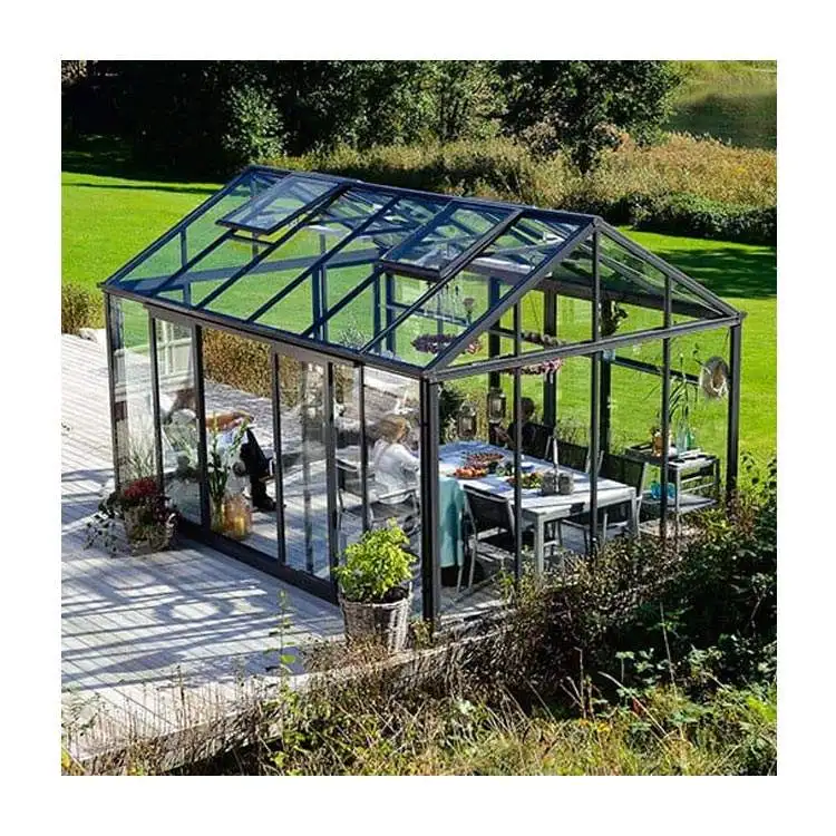 UNIFIVE wholesale new innovations aluminium four seasons aluminium glass pop up standing sunroom for solarium