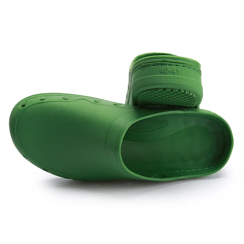 Non-Slip Operating Room Slippers Hospital Nurse Lightweight Doctors Shoes Waterproof TPE Protective Resistant Medical Shoes