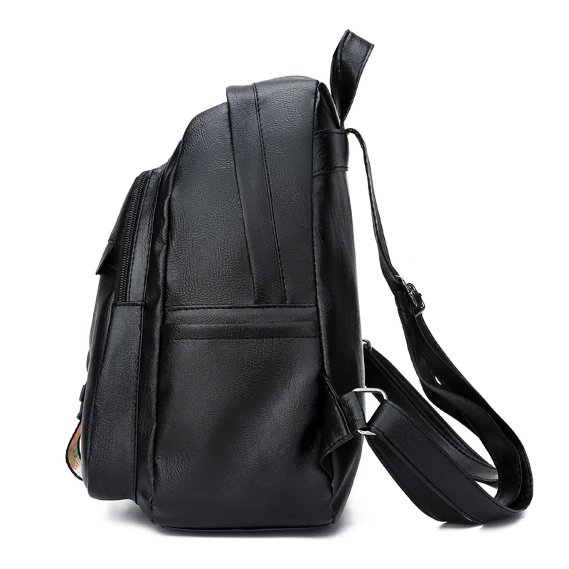 China Supplier New Style Korean Fashion Trend Knapsack PU leather Backpack