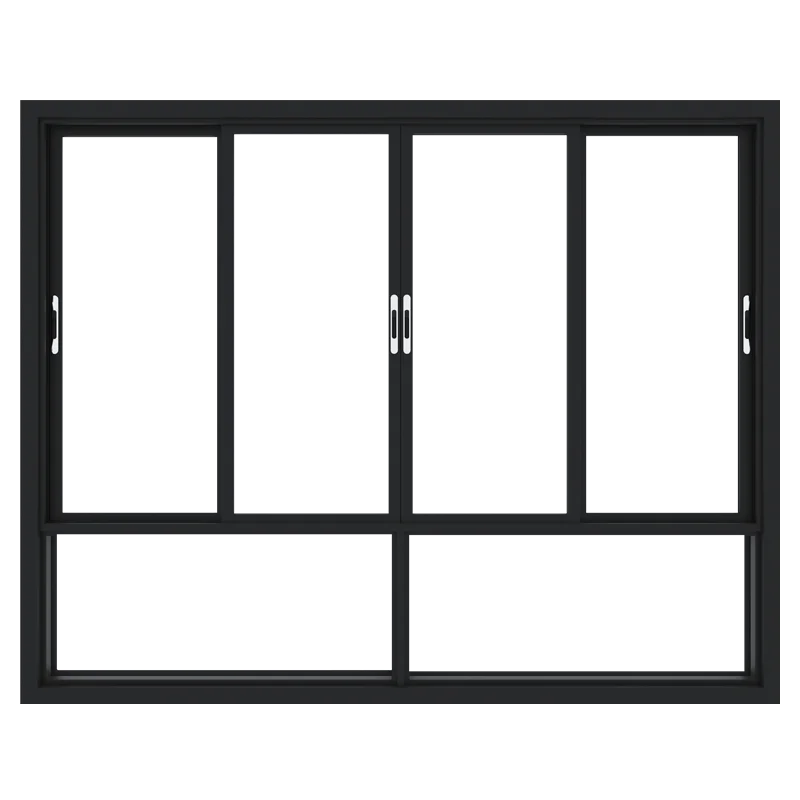 Germany Smart Motorized Smooth Vertical Sliding Window Aluminum Guillotine Window Automatic Window