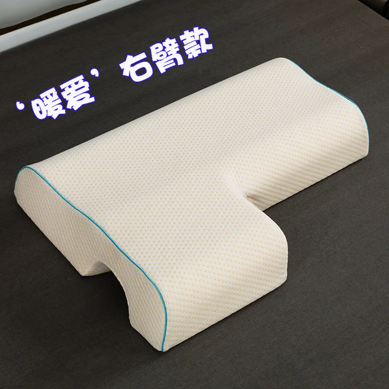 Latest design Extended pillow Ergonomics Double sleep Memory Cotton Slow rebound neck and waist lover pillow