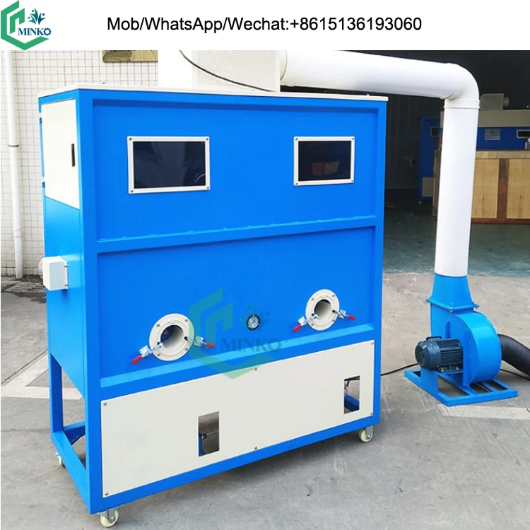 portable teddy bear plush animal stuffing machine pillow polyester fiber filling machine