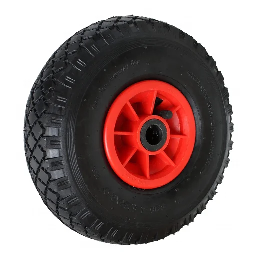 10 дюймов x3.00-4 (260x85) пневматическое резиновое колесо 2PR пластиковое игольчатый роликоподшипник для