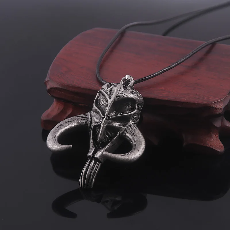 Hot Movie Baby Yoda Mandalorian Pendant Rope Chain Necklace