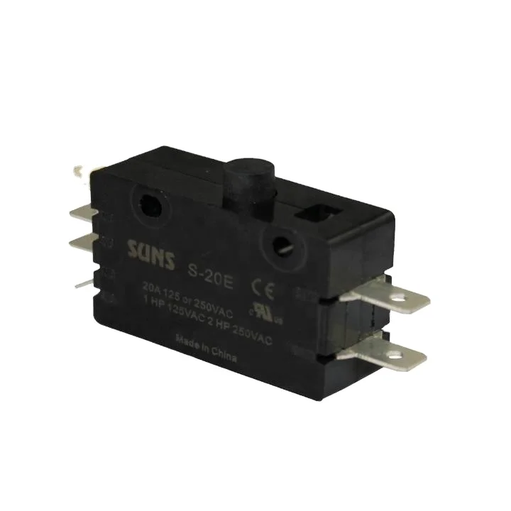Snap action 25A micro switch for clean equipment