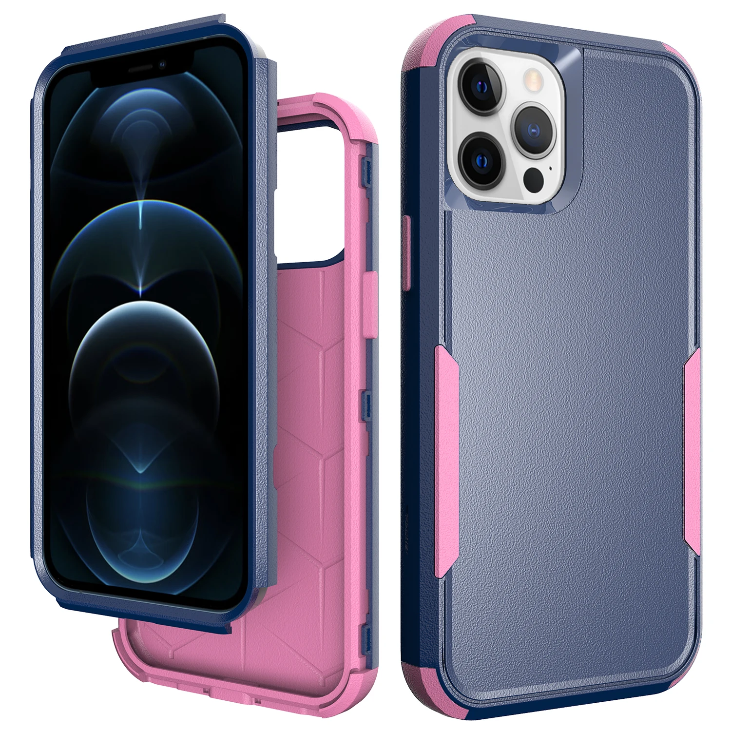 Defender Phone Case For Samsung Galaxy S22 S21 ultra plus 3 in 1Heavy Duty PC TPU Rugged Bumper Mobile Back Cover