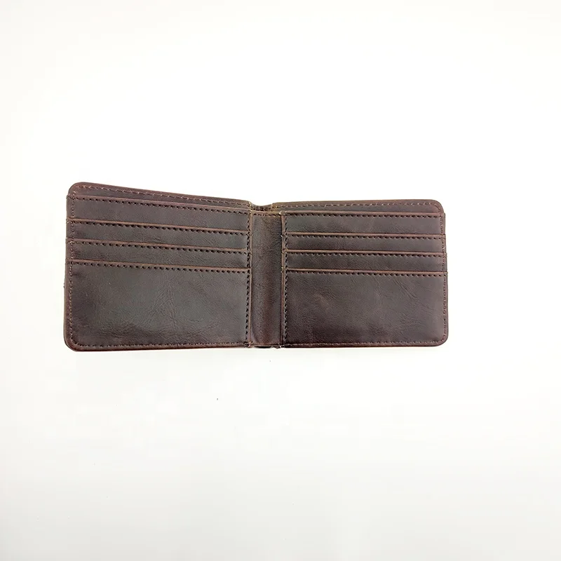 2022 Slim Minimalist Stylish Wollet Fashion Branded Cartera Rfid Mens Wallets Slim Leather Crypto Wallet