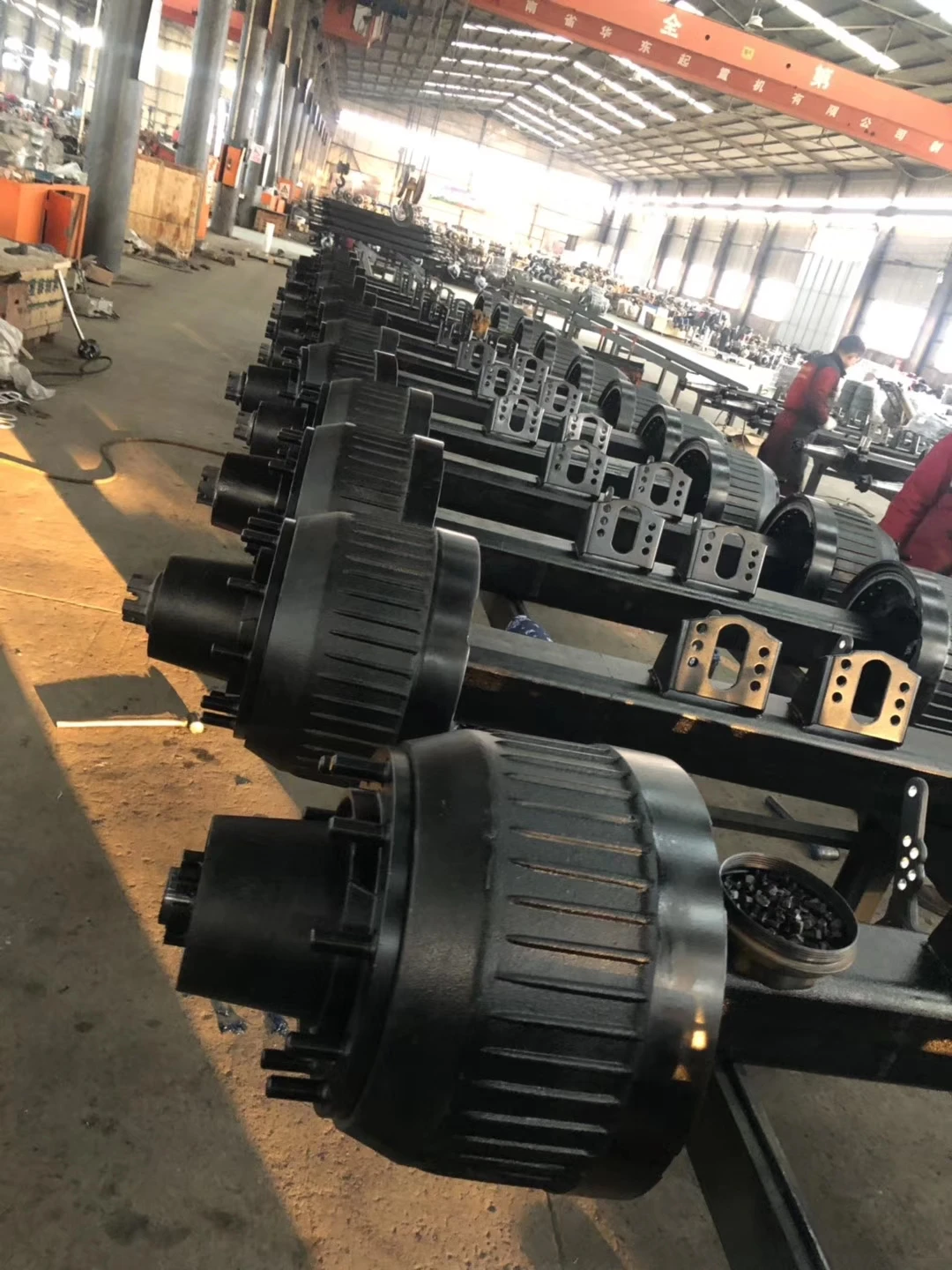  Сделано в Китае завод BPW Axle 16T полуприцеп грузовик высокого
